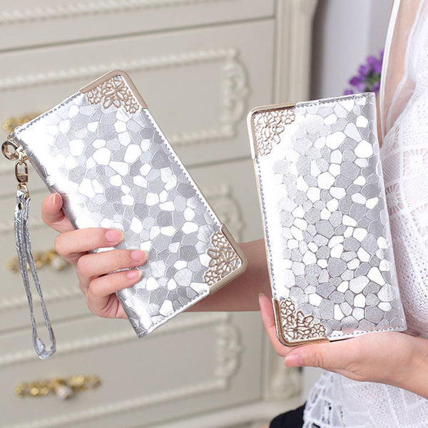 Dazzling Silver Wallet
