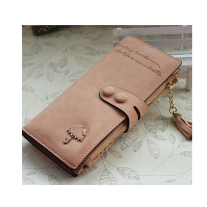 Pinky Leather Wallet